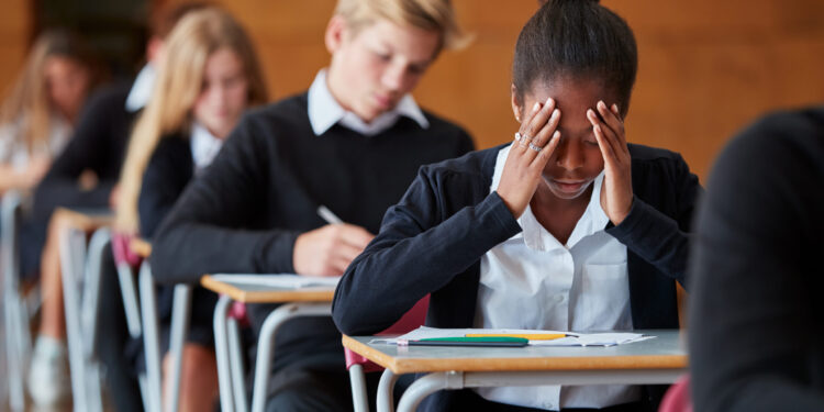 Does academic pressure harm young people's mental health?